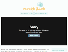 Tablet Screenshot of northernlightfilmworks.com